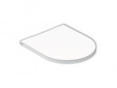 Сиденье с крышкой HATRIA Beat Y2A301 с микролифтом быстросъемное тонкое цвет белый