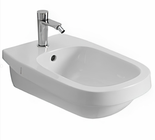 Биде HATRIA ABITO YXX701 подвесное цвет белый НАКЛАДКА ОБТЕКАТЕЛЬ ИДЕТ ОТДЕЛЬНО