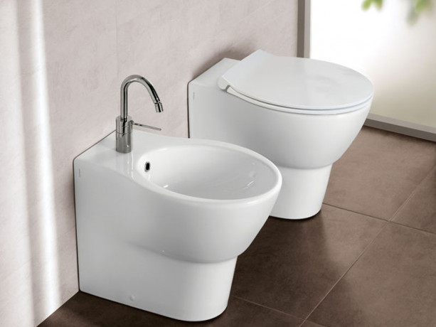 Биде HATRIA NIDO Y0QW01 напольное цвет белый