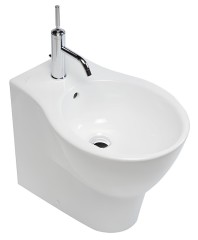 Биде HATRIA NIDO Y0QW01 напольное цвет белый