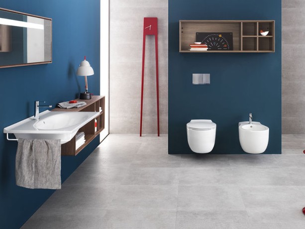 Комплект унитаз HATRIA LE FIABE Y1AC01 YXWW01 подвесной с сиденьем с крышкой с плавным опусканием цвет белый