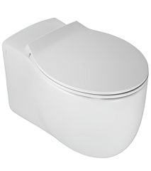 Комплект унитаз HATRIA LE FIABE Y1AC01 YXWW01 подвесной с сиденьем с крышкой с плавным опусканием цвет белый