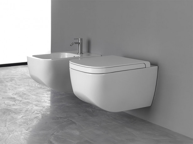 Сиденье с крышкой HATRIA NEXT Y1F301 с микролифтом быстросъемное цвет белый