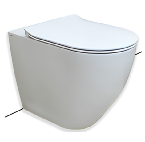 Унитаз HATRIA CENTRICA Y9DC01 напольный приставной слив Vortex безободковый цвет белый